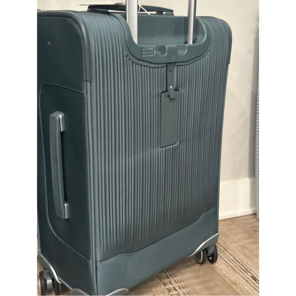 Samsonite Silhouette 18 Softside Spinner Slate Gray Carry-On Spinner suitcase
